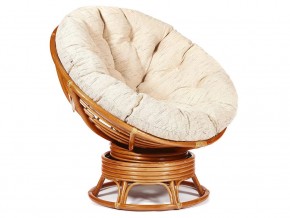 Кресло-качалка Papasan w 23/01 B с подушкой Cognac, ткань Старт в Очёре - ochyor.магазин96.com | фото