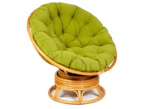 Кресло-качалка Papasan w 23/01 B с подушкой Honey, флок Олива в Очёре - ochyor.магазин96.com | фото