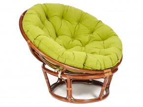 Кресло Papasan 23/01 W с подушкой Pecan, флок Олива в Очёре - ochyor.магазин96.com | фото