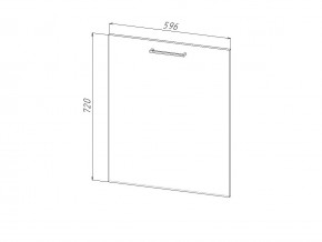 П 60 Комплект для посудомоечной машины 600 мм (цоколь + фасад) ЛДСП в Очёре - ochyor.магазин96.com | фото