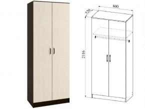 Шкаф 2 двери Ронда ШКР800.1 венге/дуб белфорт в Очёре - ochyor.магазин96.com | фото